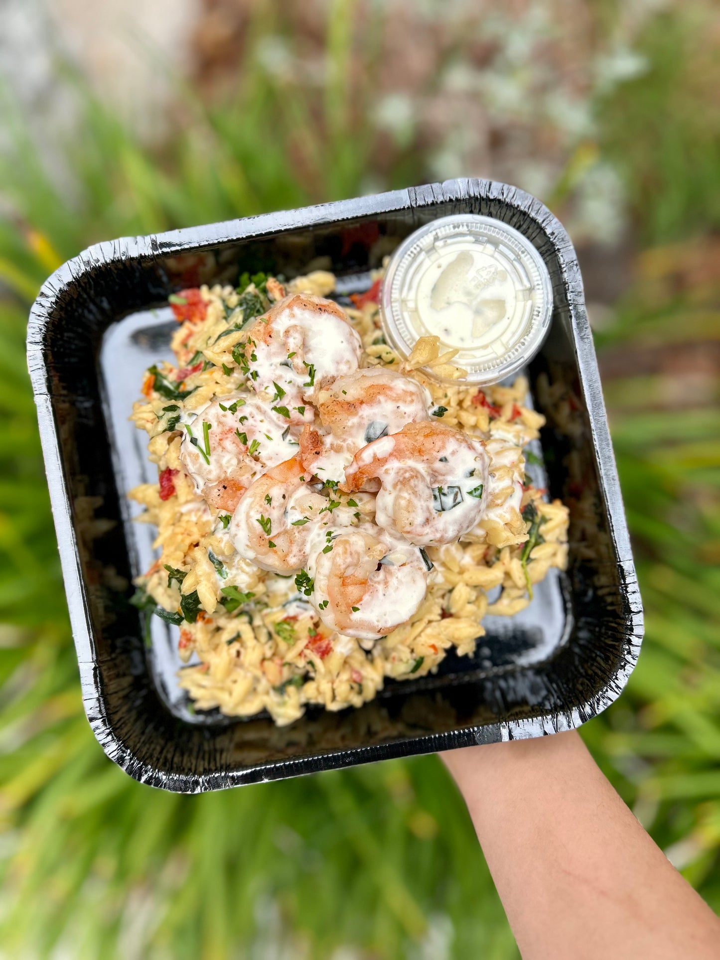 Pan-Seared Shrimp & Orzo - Meal