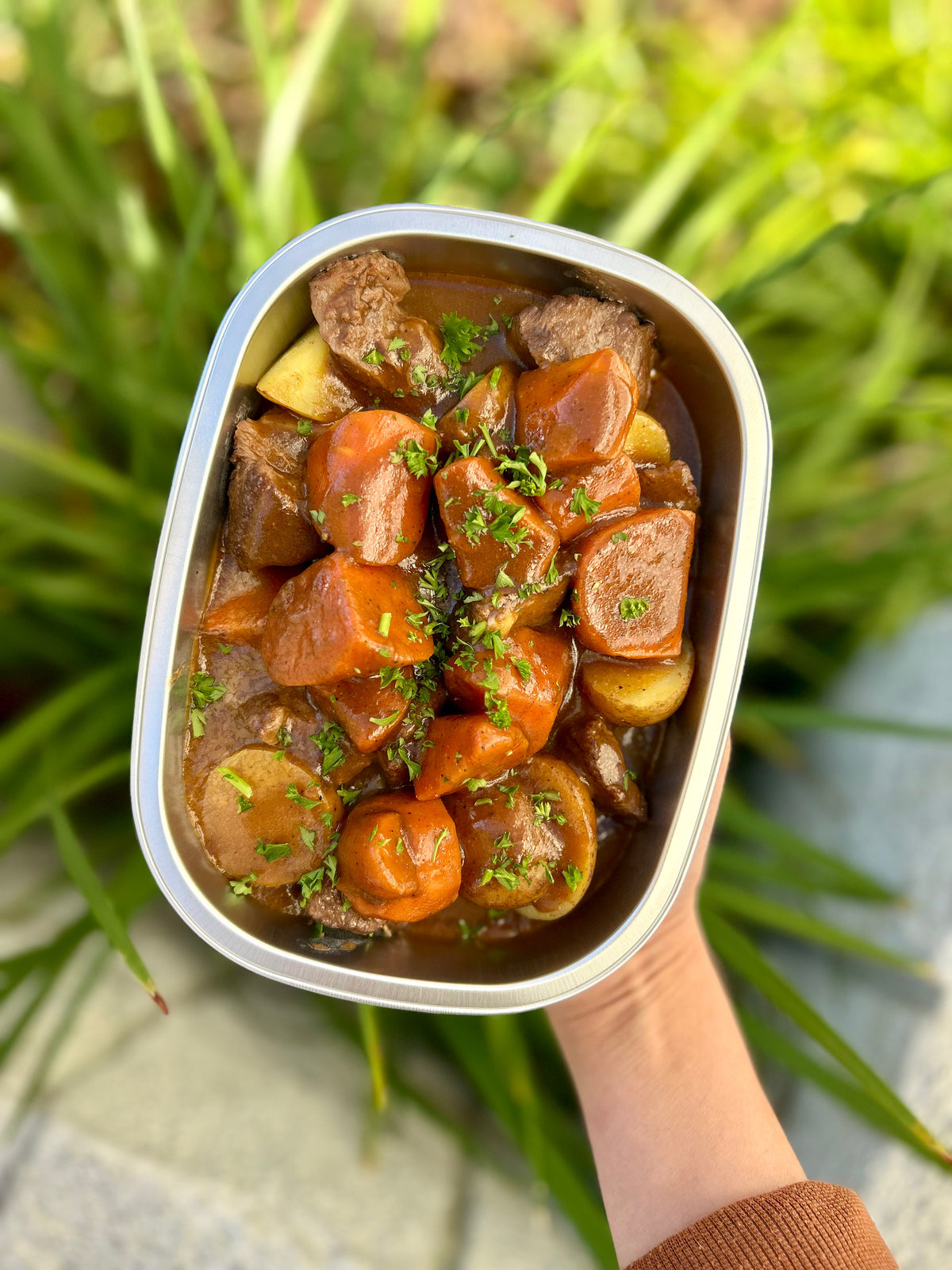 Pot Roast with Roasted Carrots and Roasted Potatoes