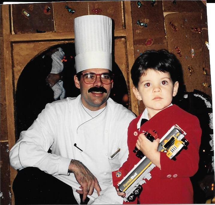 Chef Schaefer and son 1996