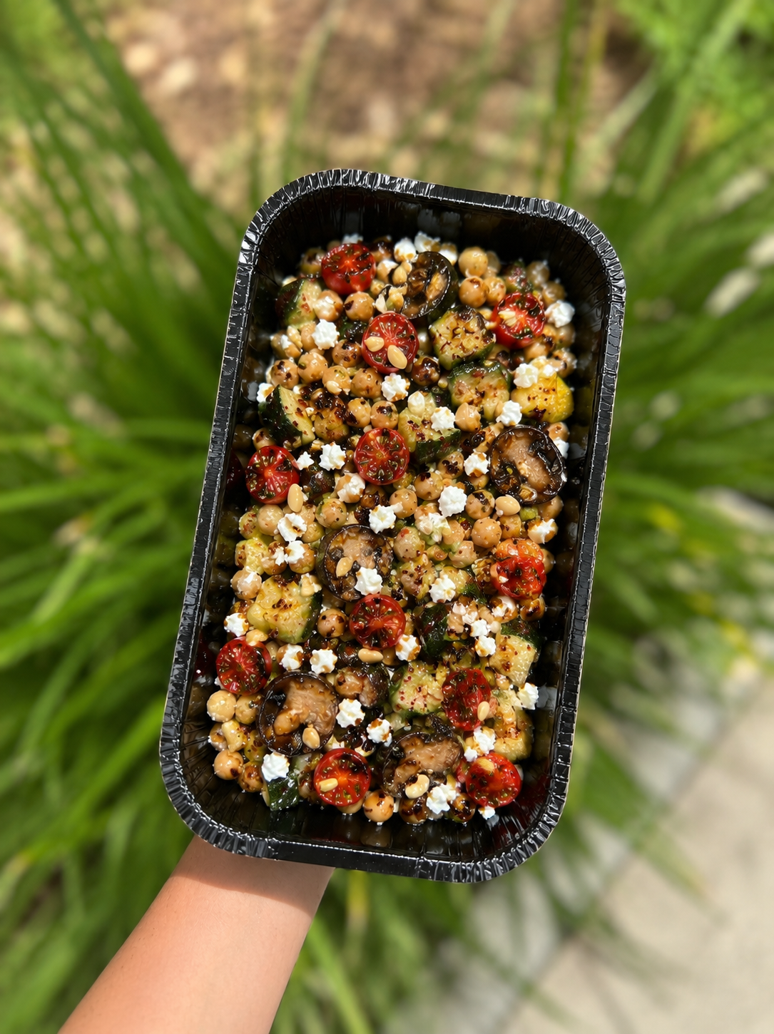 Chickpea & Grilled Vegetable Bowl