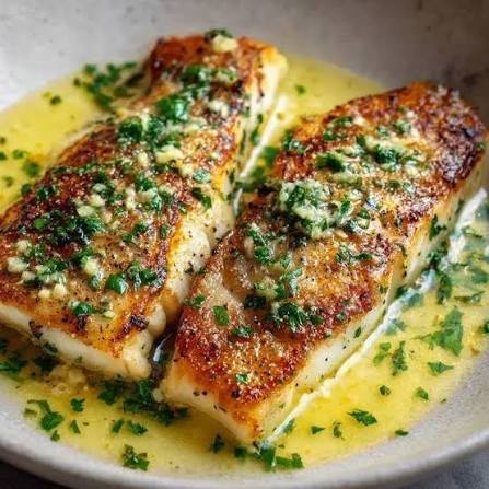 Pan-Seared Snapper with Citrus Herb Butter - Meal