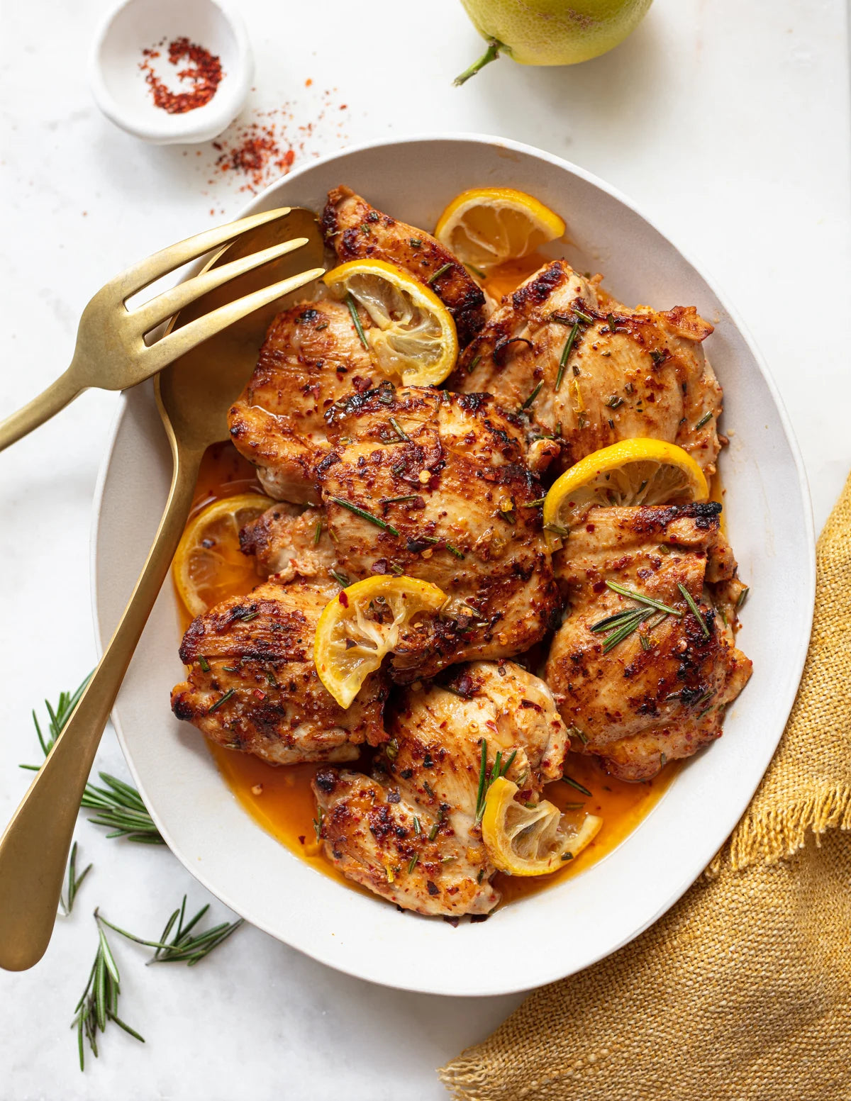 Roasted Chicken Thighs