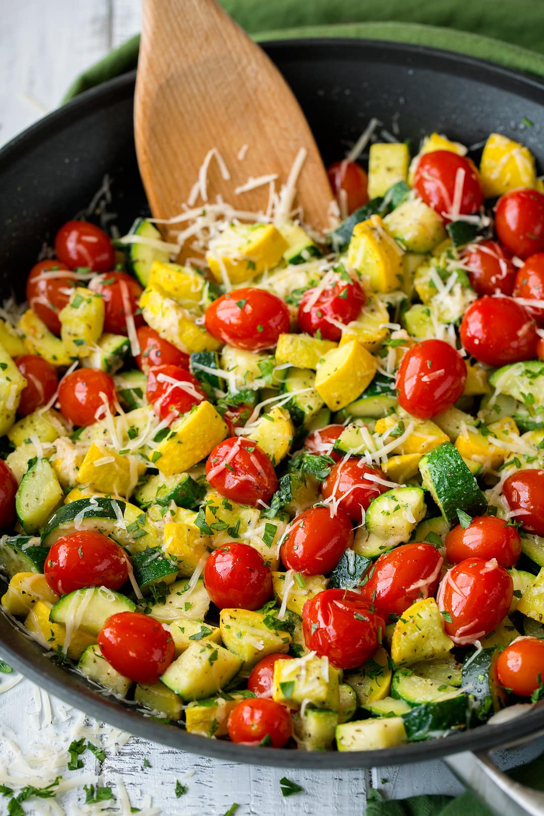 Sauteed Squashes & Cherry Tomato
