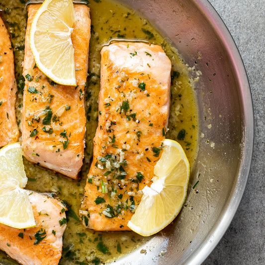 White Wine Roasted Salmon - Meal
