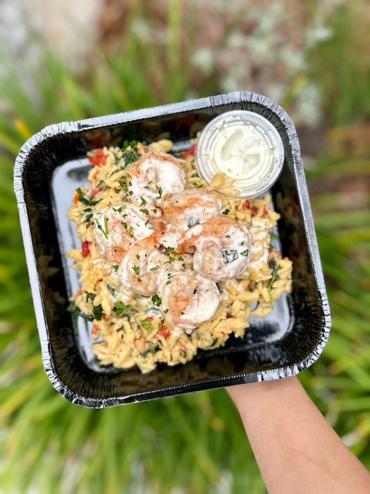 Pan-Seared Shrimp & Orzo - Meal