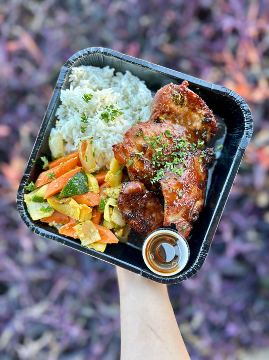 Garlic Ginger Soy Braised Chicken - Meal