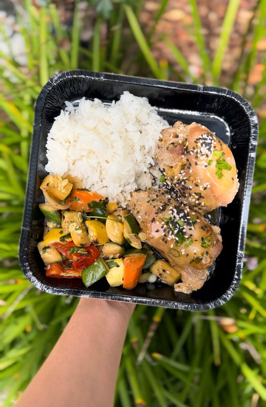 Teriyaki Chicken Thighs - Meal