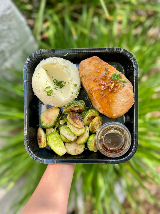 Maple Glazed Pork Chops - Meal