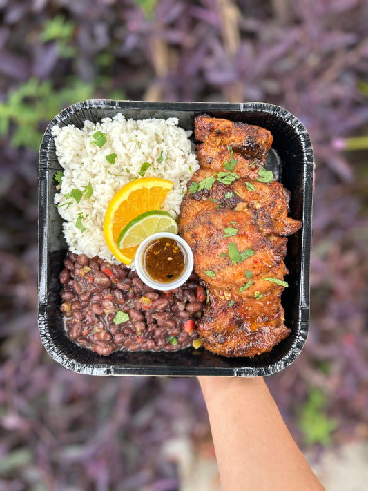 Honey Lime Chicken Thighs - Meal