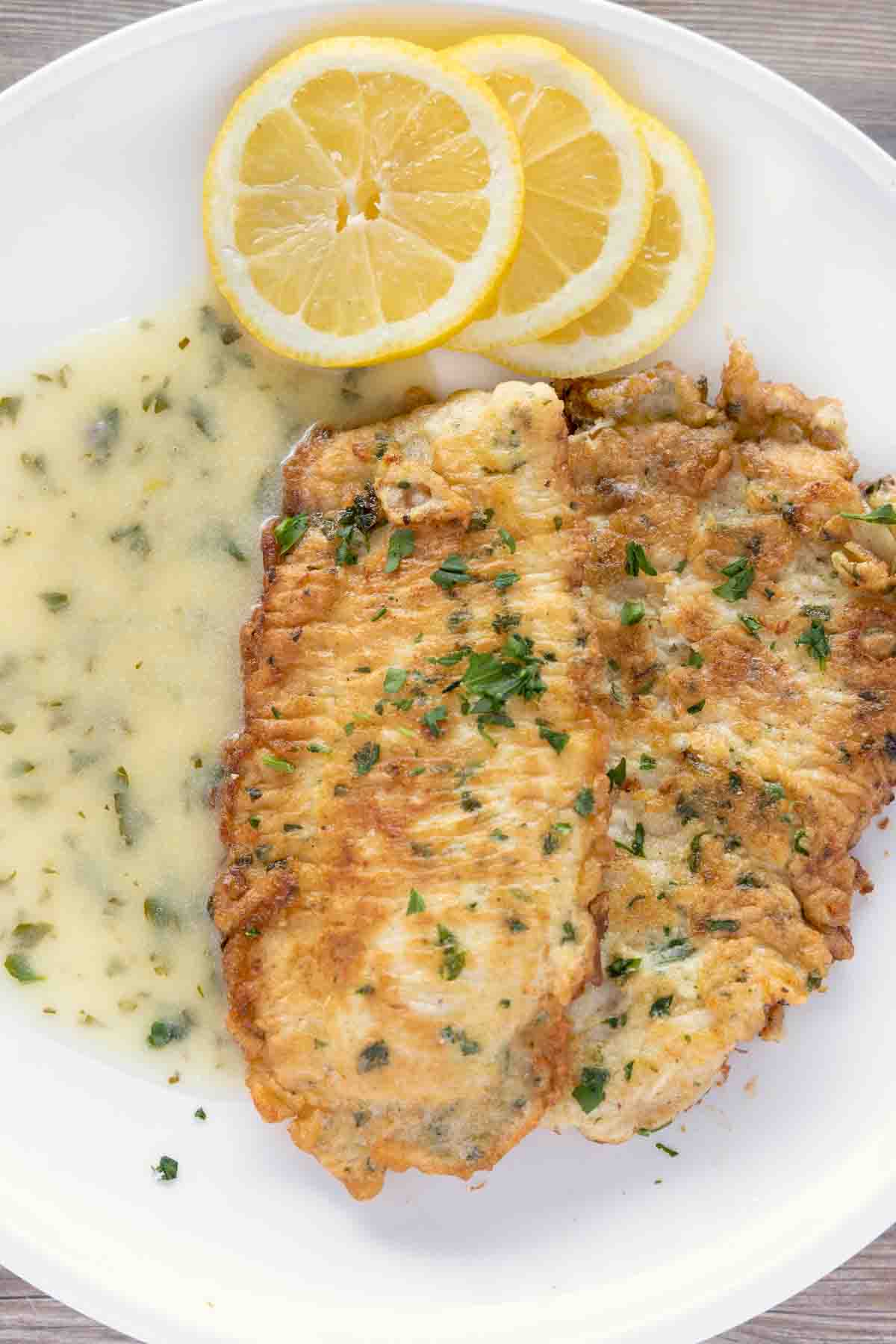 Flounder Franchaise - Meal
