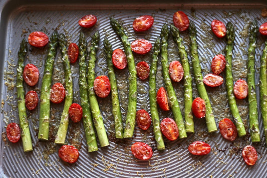 Balsamic Asparagus & Cherry Tomato