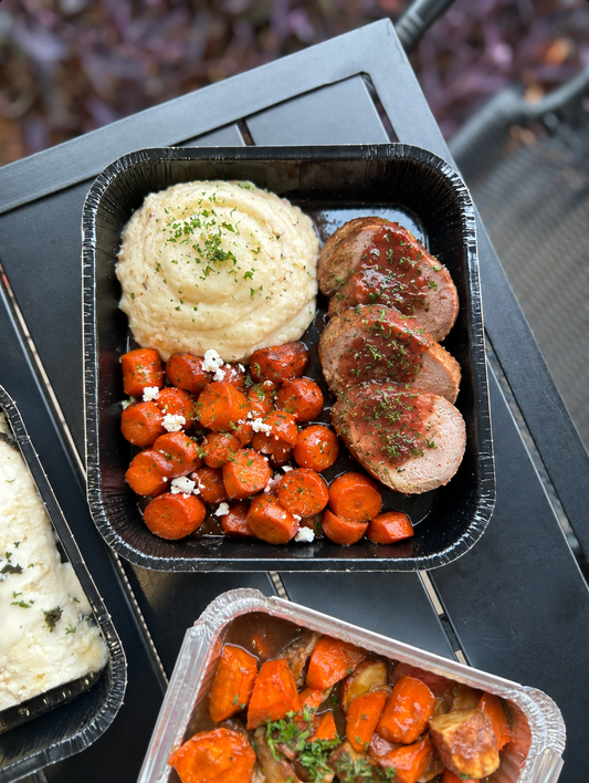Balsamic Roasted Pork Tenderloin - Meal