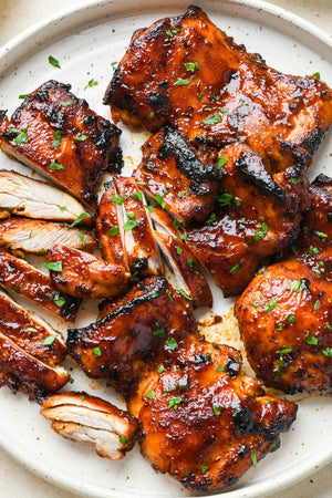 Boneless BBQ Chicken Thighs