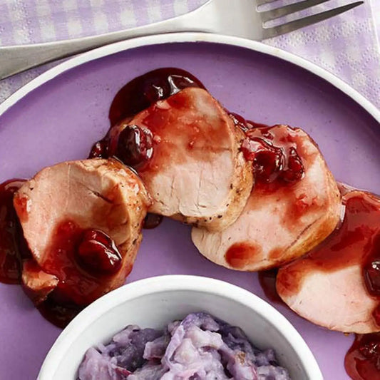 Cranberry-Maple Glazed Pork - Meal