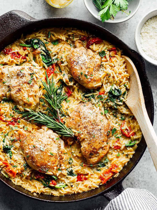 Tuscan Chicken Thighs - Meal