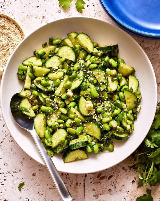 Edamame Cucumber Salad
