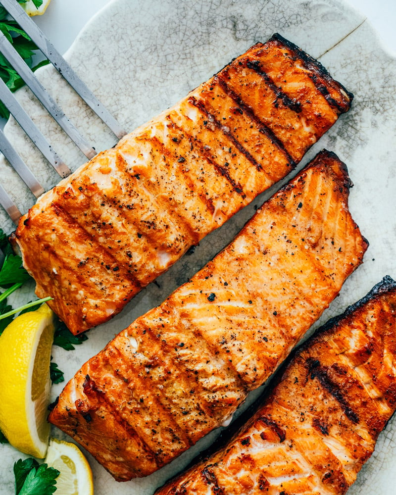 Grilled Salmon - Meal