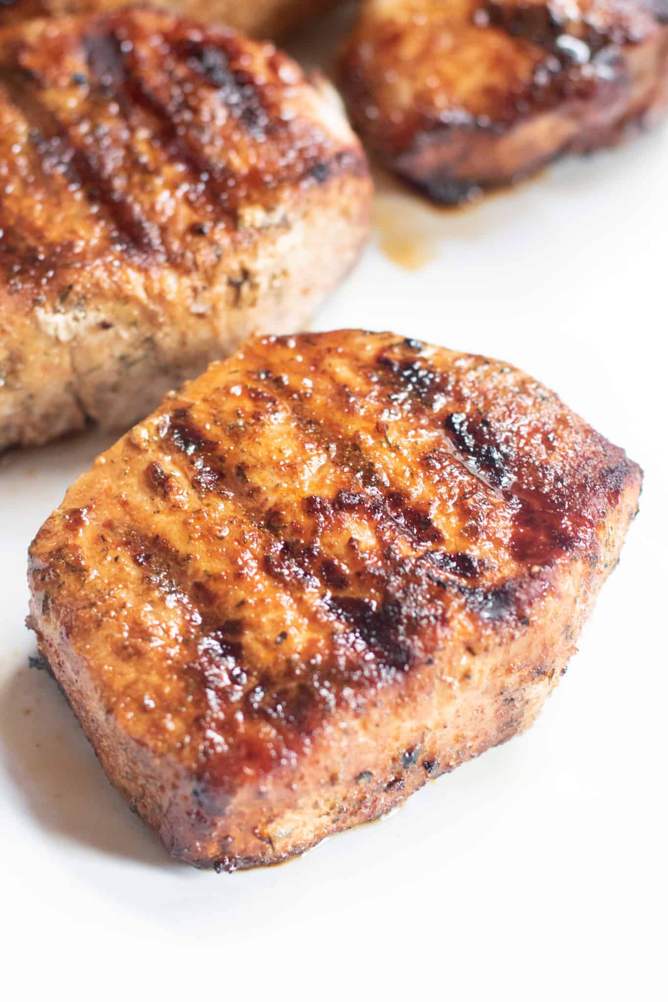 Grilled Boneless Pork Chop