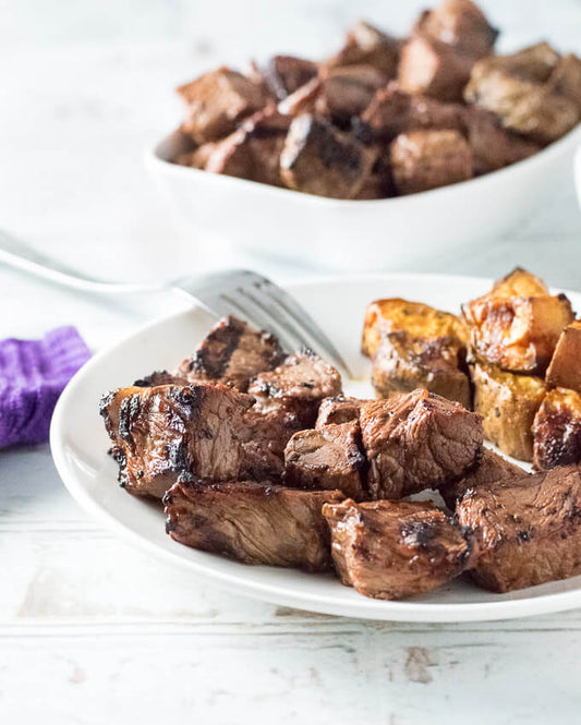 Grilled Sirloin Steak Bites - Meal
