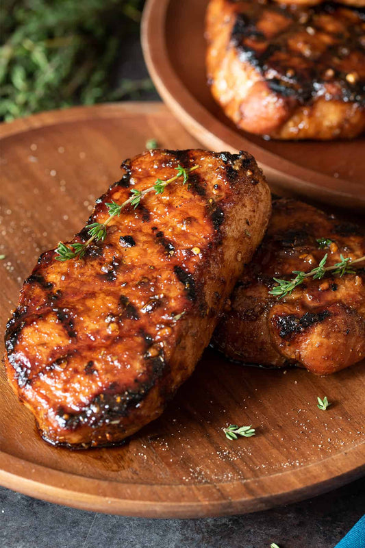 Maple Glazed Pork Chops - Meal