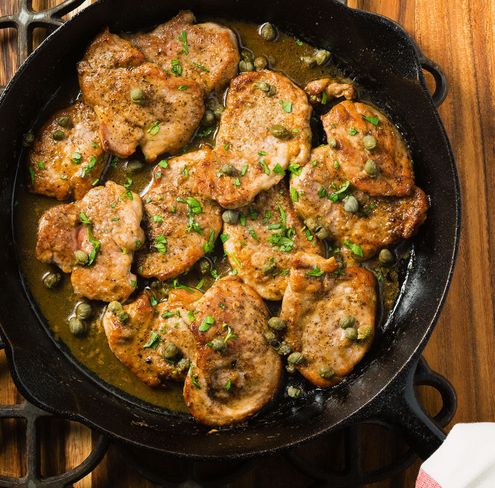 Pork Piccata Medallions