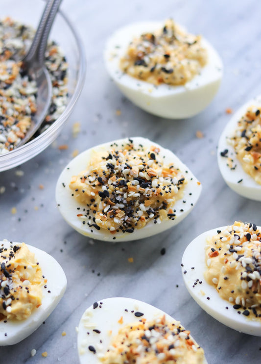 'Everything' Deviled Eggs