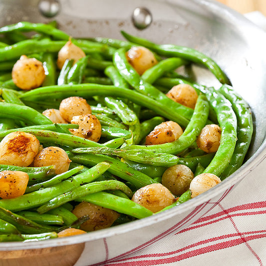 Sautéed Green Beans & Pearl Onions